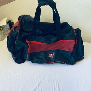 Reebok Black and Red Sports Duffel Bag